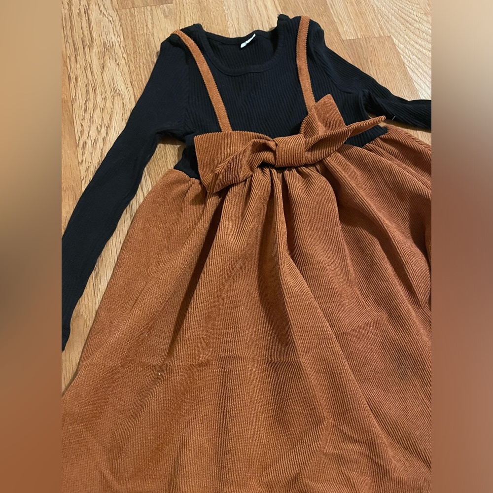 Front bow tie dress